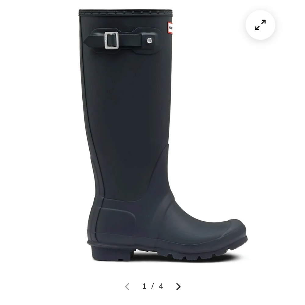 Hunter Classic Women’s Original Tall Black Waterproof Rain Boots Size 8